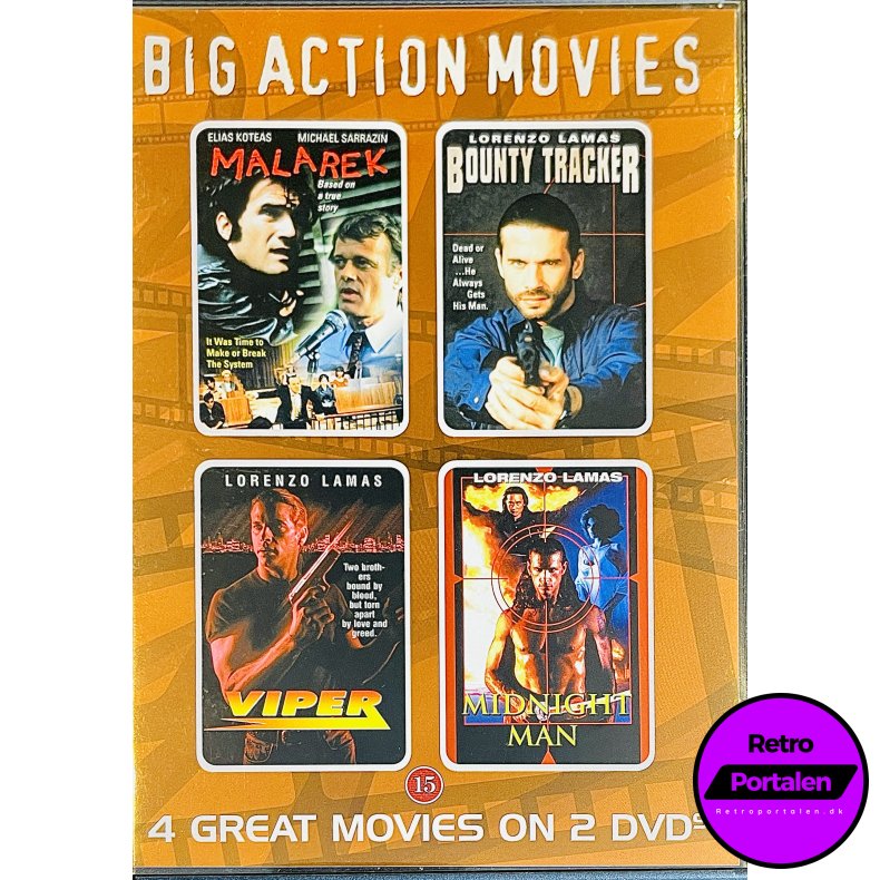 Malarek + Bounty Tracker + Viper + Midnight Man (4 Film) (2 Disc) (DVD)