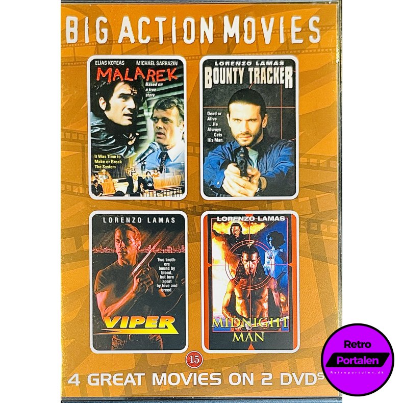 Malarek + Bounty Tracker + Viper + Midnight Man (4 Film) (2 Disc) (DVD)