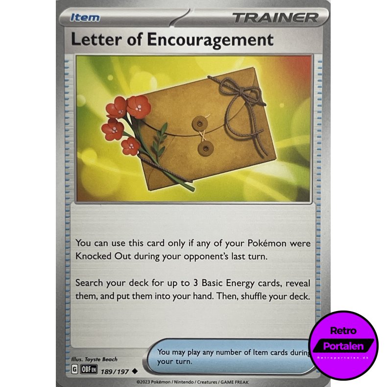 Letter of Encouragement