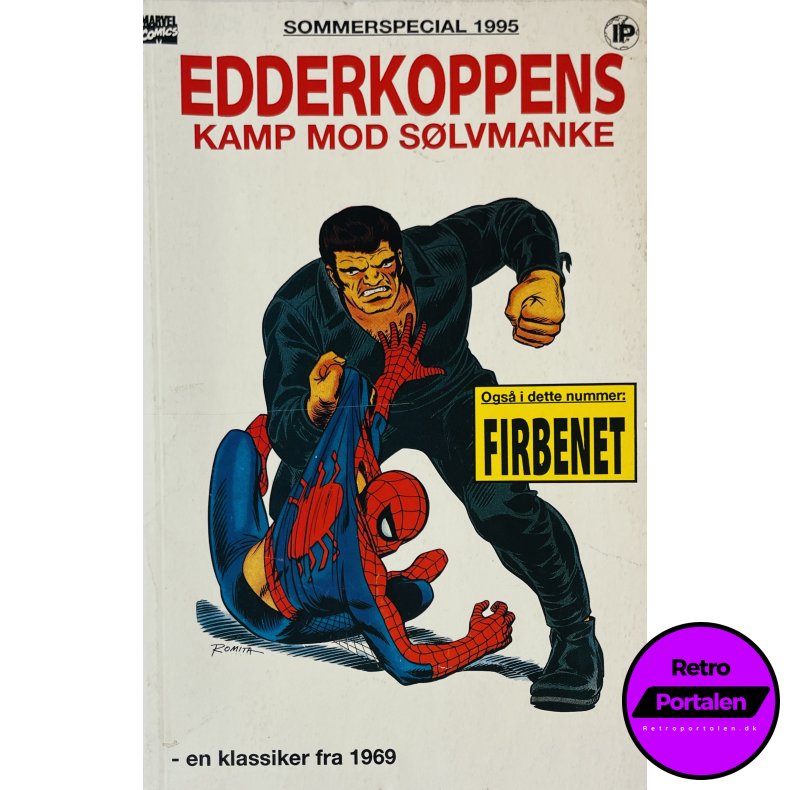 Edderkoppens Kamp Mod S�lvmanke 1995 (Dansk) (Marvel) (Tegneserie)
