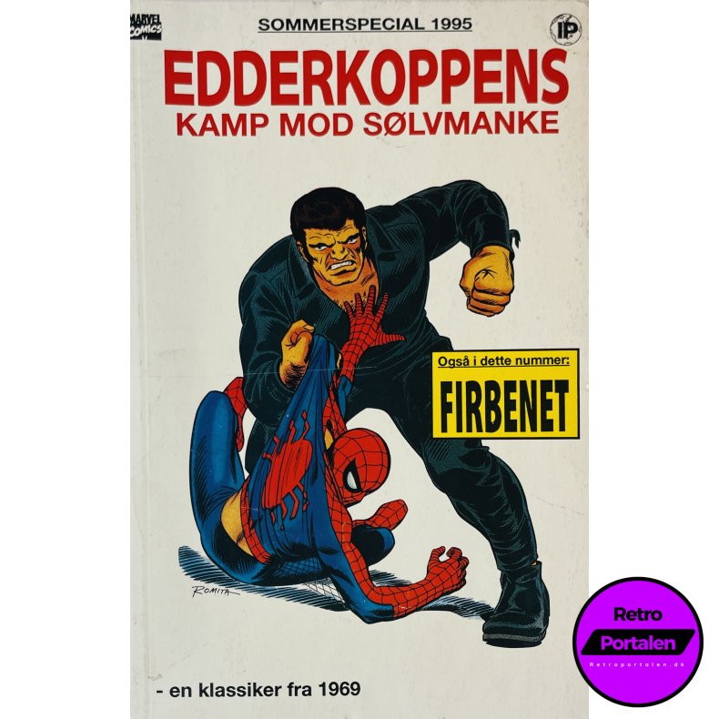 Edderkoppens Kamp Mod Slvmanke 1995 (Dansk) (Marvel) (Tegneserie)