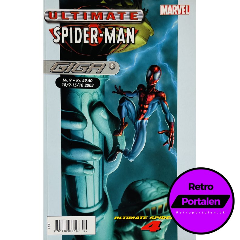 Giga 9: Ultimate Spider-Man Nr. 4 (Dansk) (Marvel) (Tegneserie)