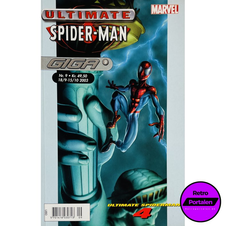 Giga 9: Ultimate Spider-Man Nr. 4 (Dansk) (Marvel) (Tegneserie)