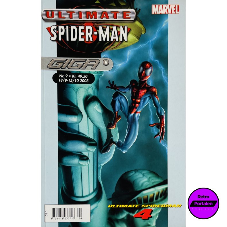 Giga 9: Ultimate Spider-Man Nr. 4 (Dansk) (Marvel) (Tegneserie)