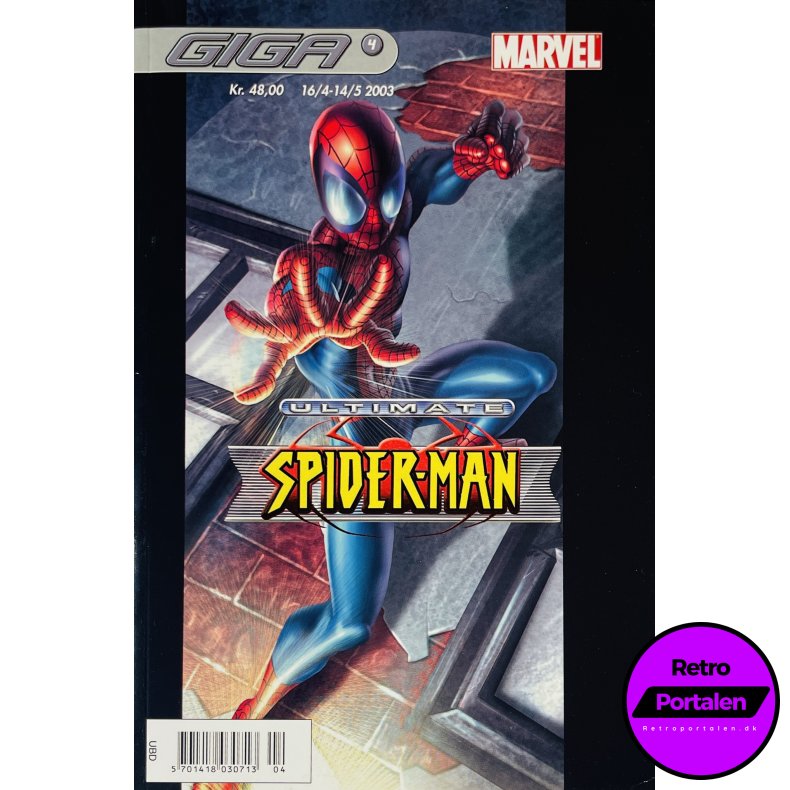 Giga 4: Ultimate Spider-Man 2003 (Dansk) (Marvel) (Tegneserie)