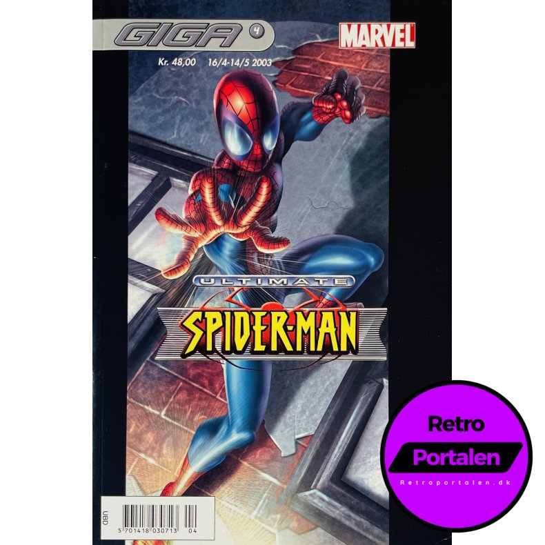 Giga 4: Ultimate Spider-Man 2003 (Dansk) (Marvel) (Tegneserie)