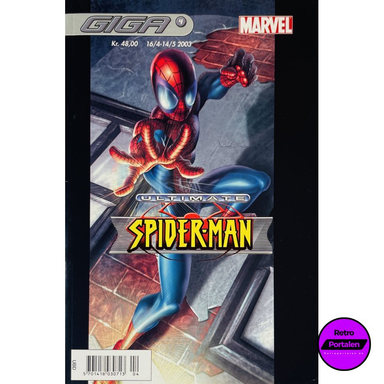 Giga 4: Ultimate Spider-Man 2003 (Dansk) (Marvel) (Tegneserie)