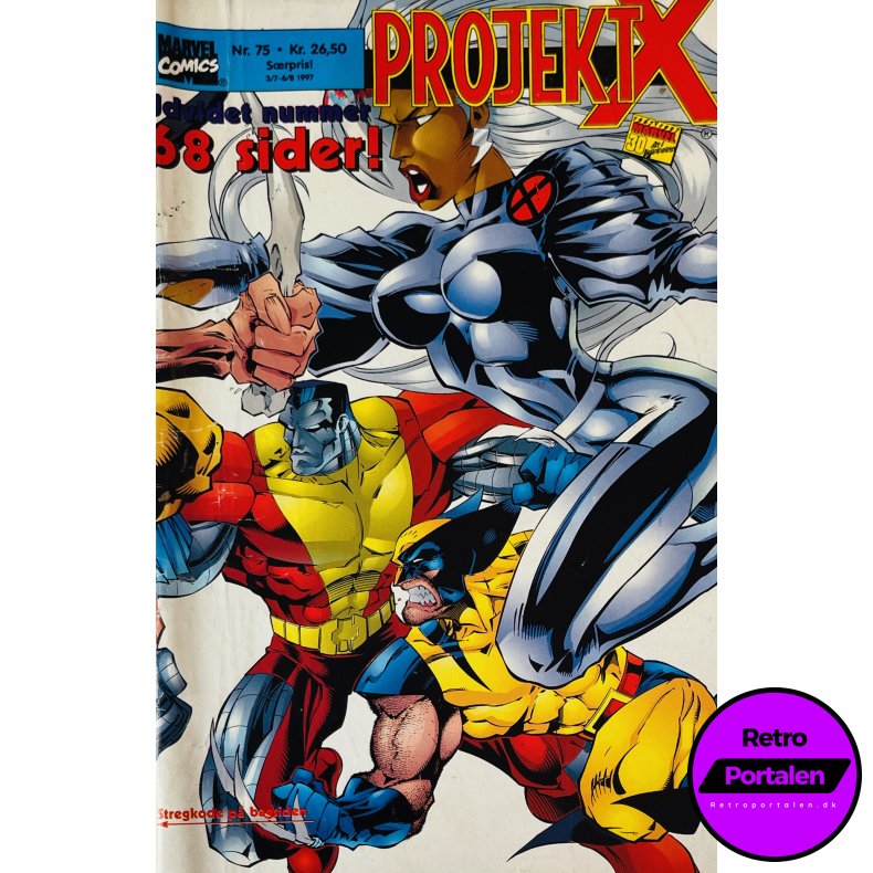 Projekt X 1997 Nr. 75 (Dansk) (Marvel) (Tegneserie)