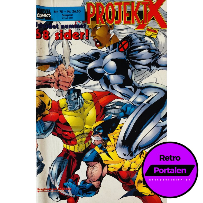 Projekt X 1997 Nr. 75 (Dansk) (Marvel) (Tegneserie)