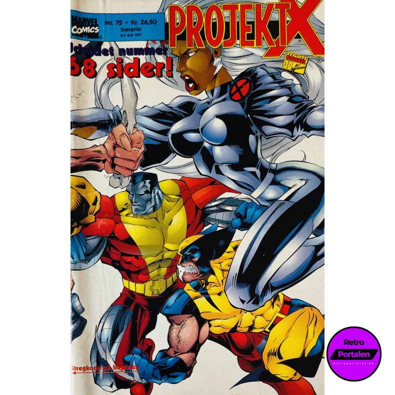 Projekt X 1997 Nr. 75 (Dansk) (Marvel) (Tegneserie)