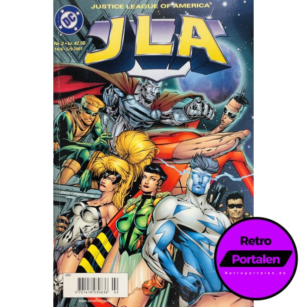 JLA 2 Nr. 2 - Justice League Of America 2001 (Dansk) (DC)