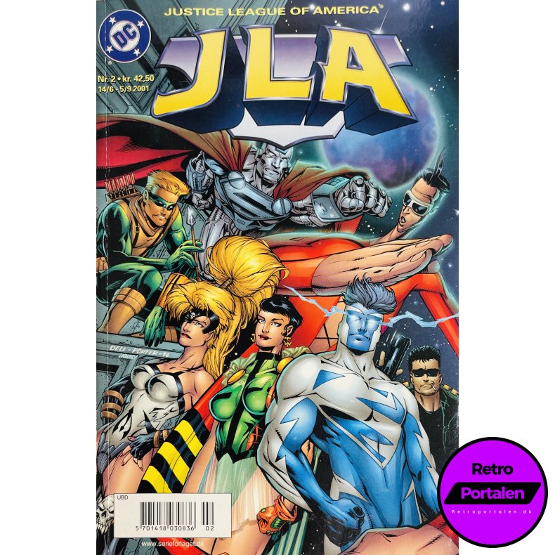 JLA 2 Nr. 2 - Justice League Of America 2001 (Dansk) (DC)