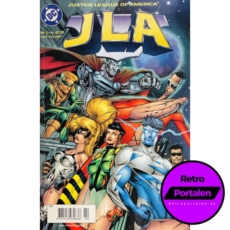 JLA 2 Nr. 2 - Justice League Of America 2001 (Dansk) (DC)