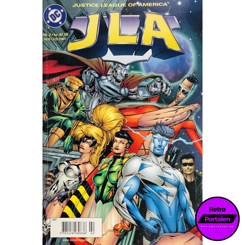 JLA 2 Nr. 2 - Justice League Of America 2001 (Dansk) (DC)