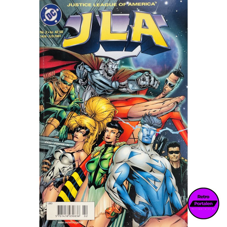JLA 2 Nr. 2 - Justice League Of America 2001 (Dansk) (DC)