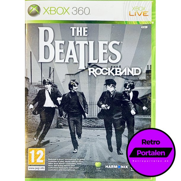 The Beatles (Rockband) (Krver Rockband Trommer, Mikrofon, Guitar) (Xbox 360)