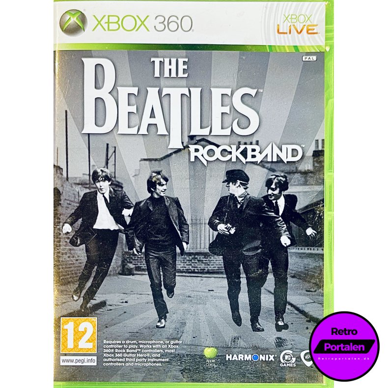 The Beatles (Rockband) (Krver Rockband Trommer, Mikrofon, Guitar) (Xbox 360)