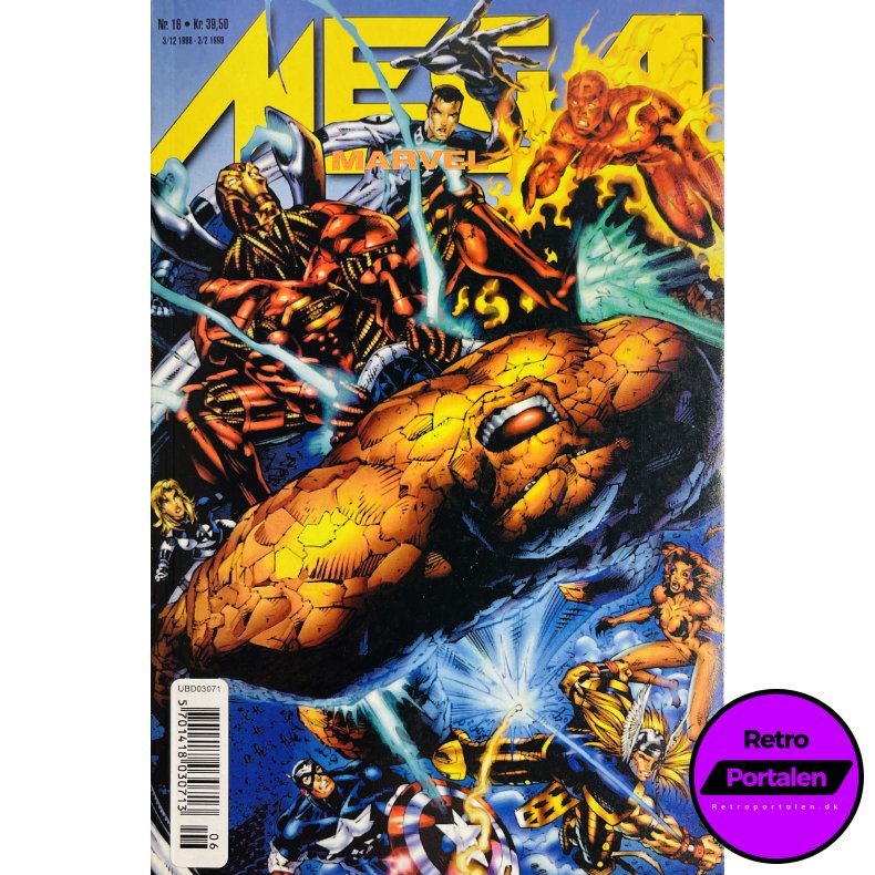 Mega-Marvel Nr. 16: Marvelhelte 1998-1999 (Dansk) (Marvel)