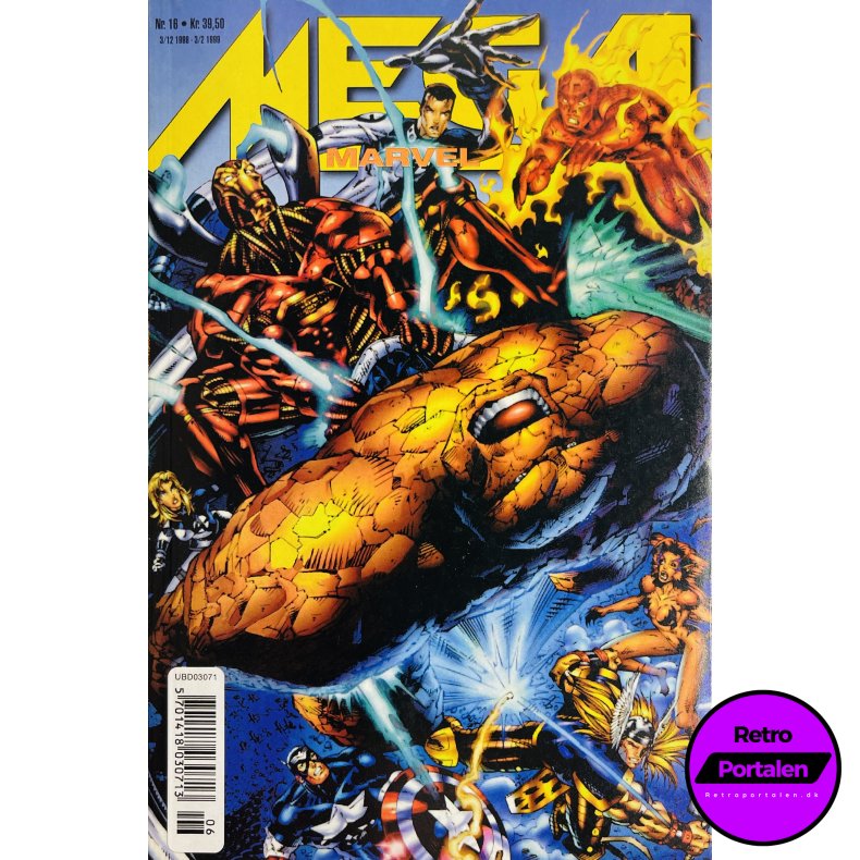 Mega-Marvel Nr. 16: Marvelhelte 1998-1999 (Dansk) (Marvel)