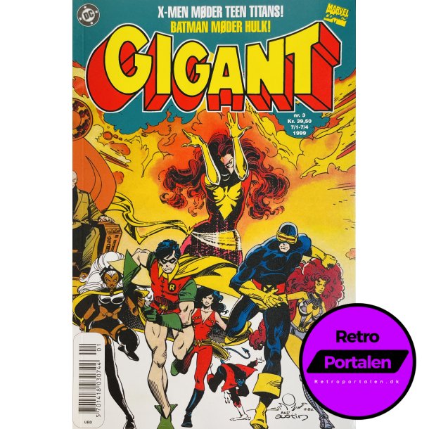 Gigant 3: X-Men / Teen Titans 1999 (Dansk) (DC) (Marvel Comics)