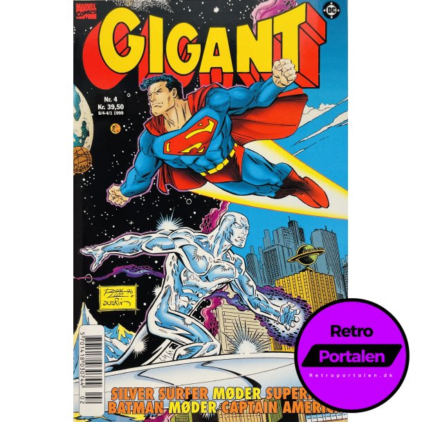 Gigant 4: Silver Surfer / Superman 1999 (Dansk) (Marvel) (DC)