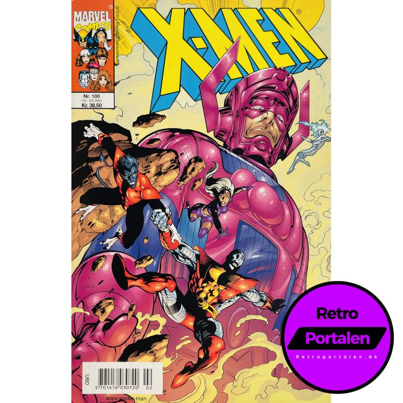X-Men 2001 Nr. 100 (Dansk) (Marvel Comics)
