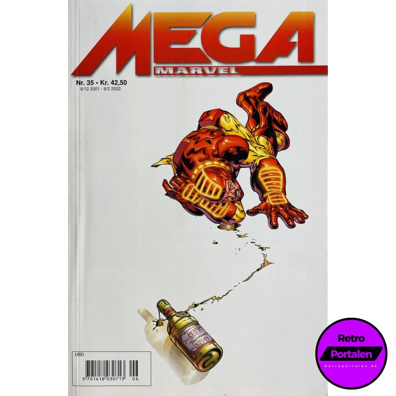 Mega-Marvel Nr. 35: Iron Man 2002 (Dansk) (Marvel)