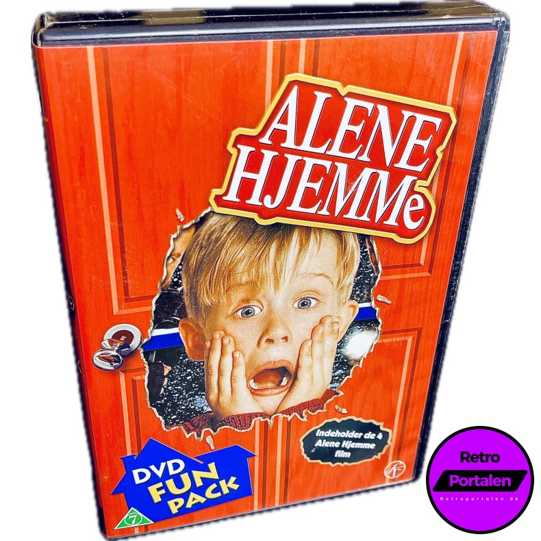 Alene Hjemme DVD Fun Pack (4 Disc) (DVD)