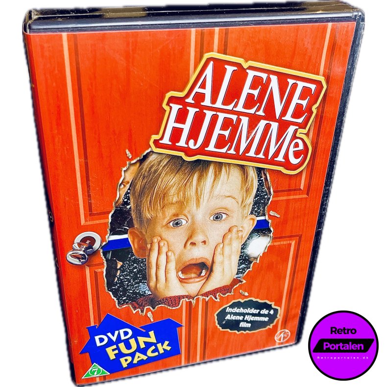 Alene Hjemme DVD Fun Pack (4 Disc) (DVD)