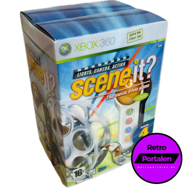 Scene It Boks (Spil Med 4 stk. Trdlse Big Button "Buzzere" Pads) (Xbox 360)