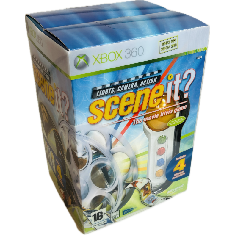 Scene It Boks (Spil Med 4 stk. Tr�dl�se Big Button "Buzzere" Pad�s) (Xbox 360)