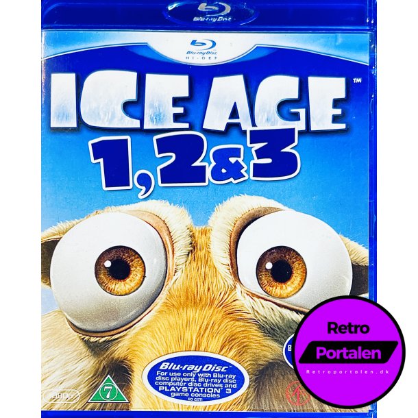 Ice Age 1, 2 &amp; 3 (Blu-Ray)