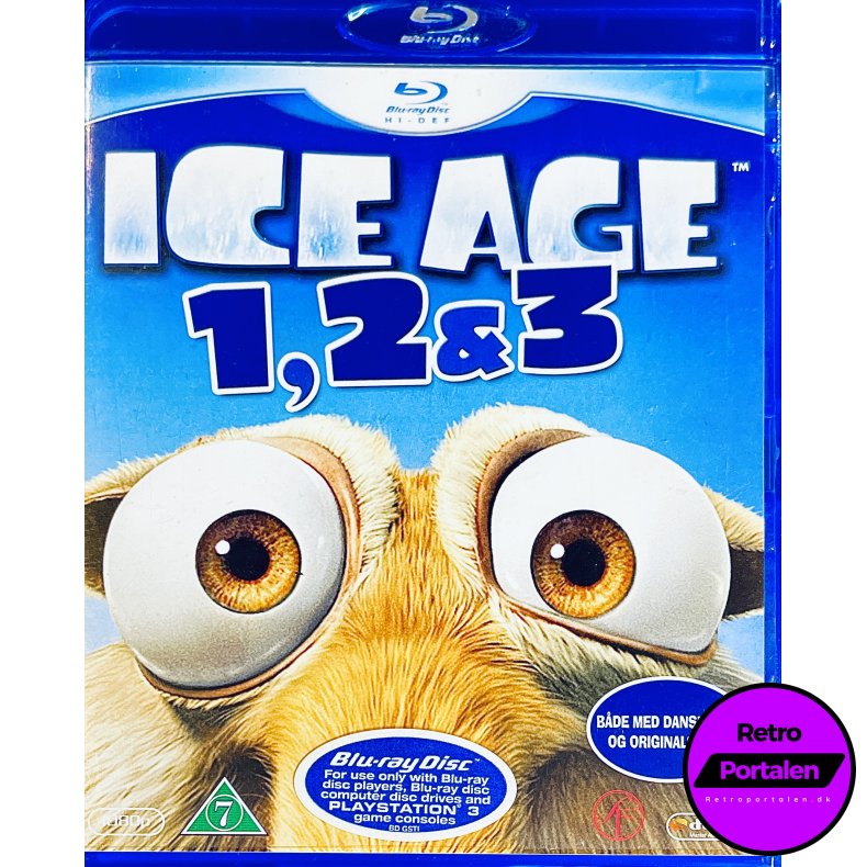 Ice Age 1, 2 &amp; 3 (Blu-Ray)