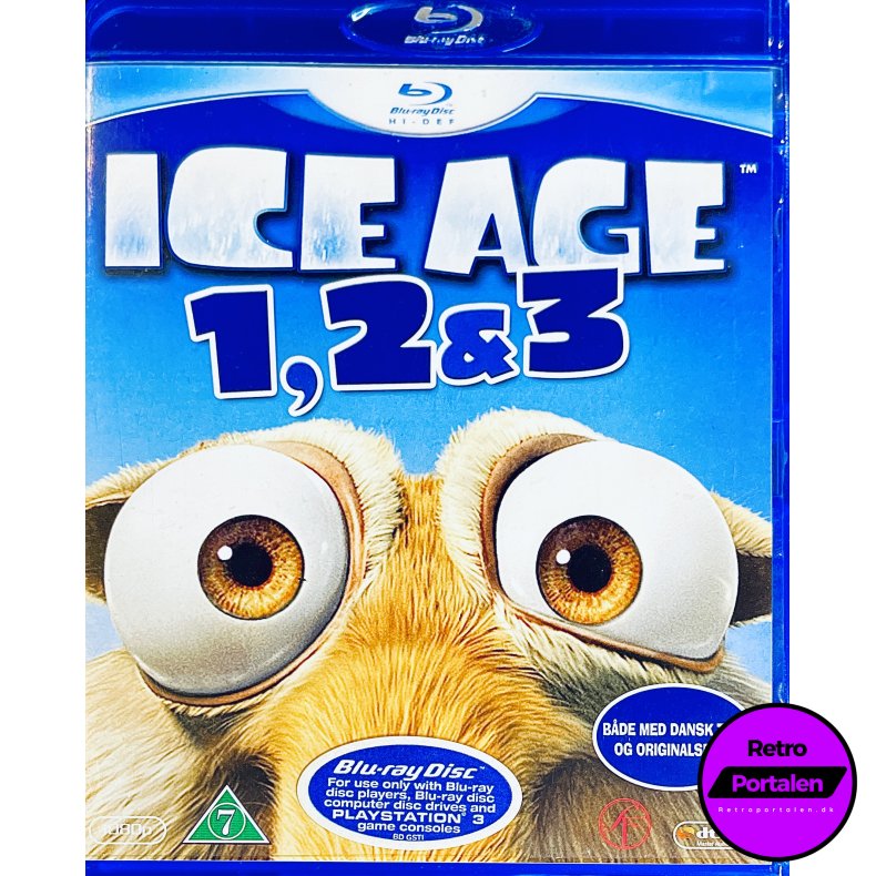 Ice Age 1, 2 &amp; 3 (Blu-Ray)