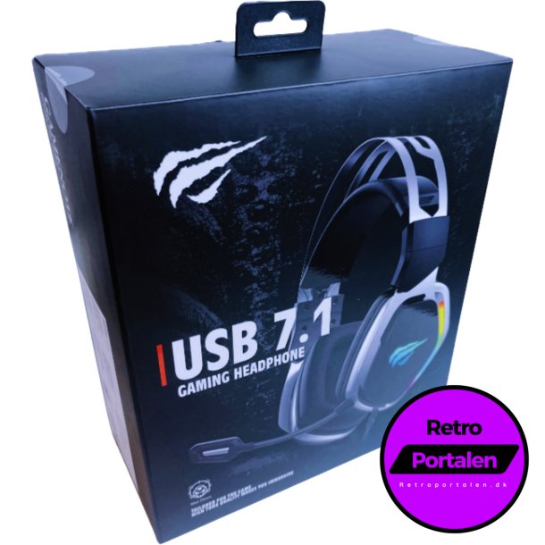 Havit Gaming H2018U Kabling Headset - Sort / Slv (NY) (PC)
