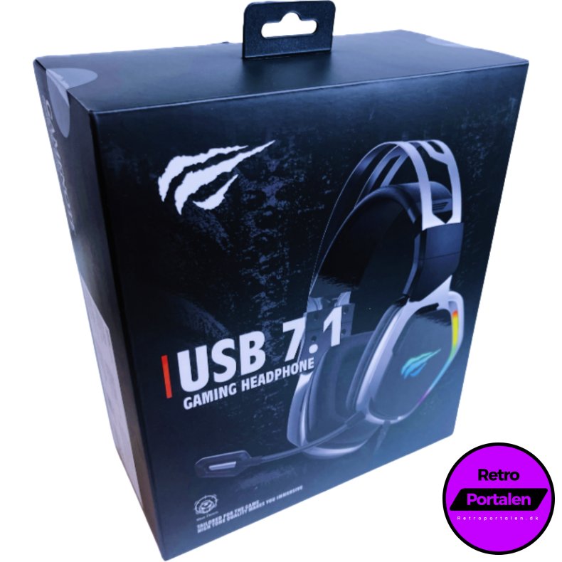 Havit Gaming H2018U Kabling Headset - Sort / S�lv (NY) (PC)