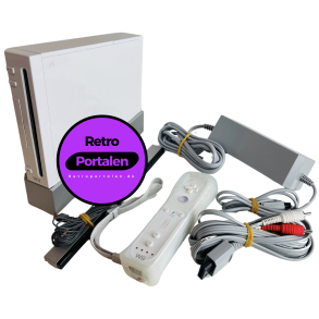 Nintendo Wii konsol med 1 stk. Controller (Serial NO: LEH290499218) (Model. No. RVL-001 EUR) (Wii)