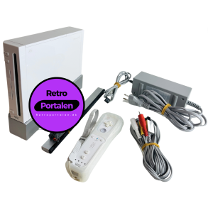 Nintendo Wii konsol med 1 stk. Controller (Serial NO: LEH29489569) (Model. No. RVL-001 EUR) (Wii)
