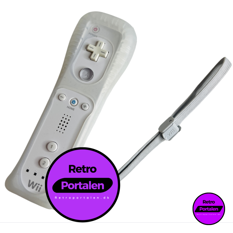 Nintendo Wii Controller Med Cover (Hvid) (Wii)