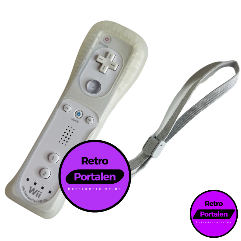 Nintendo Wii MotionPlus Inside Controller Med Cover (Hvid) (Wii)