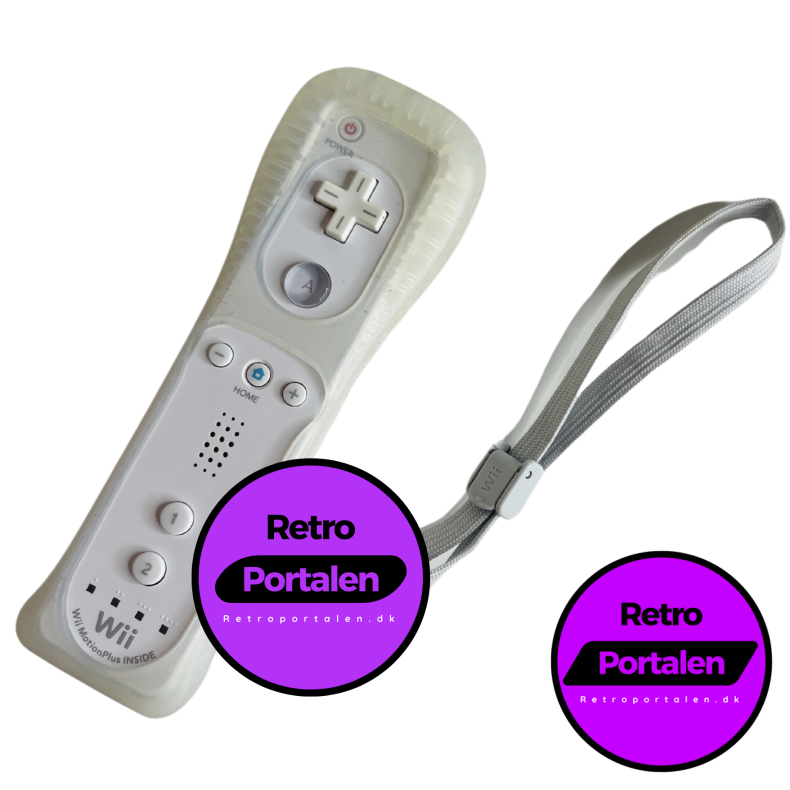 Nintendo Wii MotionPlus Inside Controller Med Cover (Hvid) (Wii)