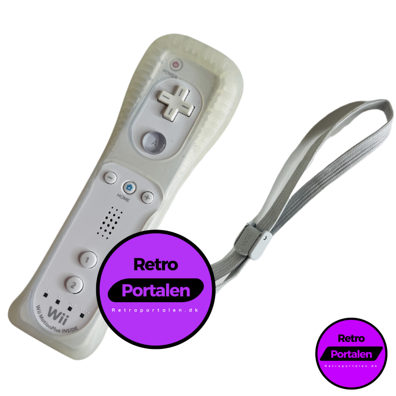 Nintendo Wii MotionPlus Inside Controller Med Cover (Hvid) (Wii)