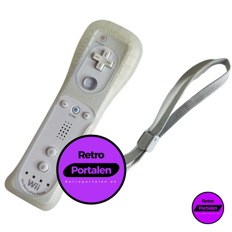 Nintendo Wii MotionPlus Inside Controller Med Cover (Hvid) (Wii)