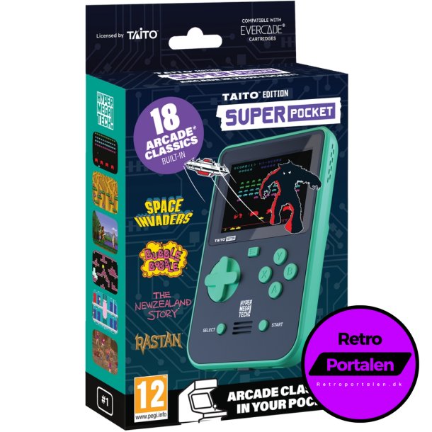 Blaze Evercade Taito Super Pocket (NY) (Green/Black) (Evercade)