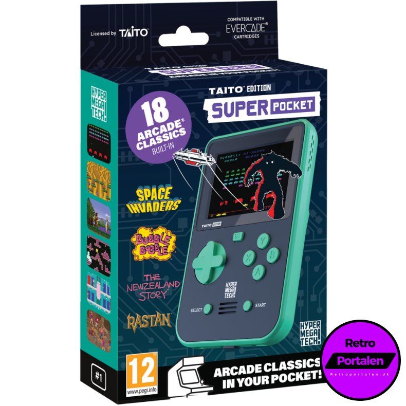 Blaze Evercade Taito Super Pocket (NY) (Green/Black) (Evercade)