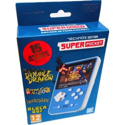 Blaze Evercade Technos Edition Super Pocket / Blaze Tab Plus (NY) (White/Blue) (Evercade)