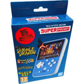 Blaze Evercade Technos Edition Super Pocket / Blaze Tab Plus (NY) (White/Blue) (Evercade)
