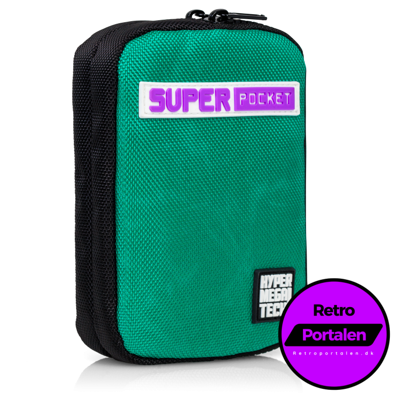 Blaze Evercade Super Pocket Fabric Case (NY) (Green/Black) (Evercade)