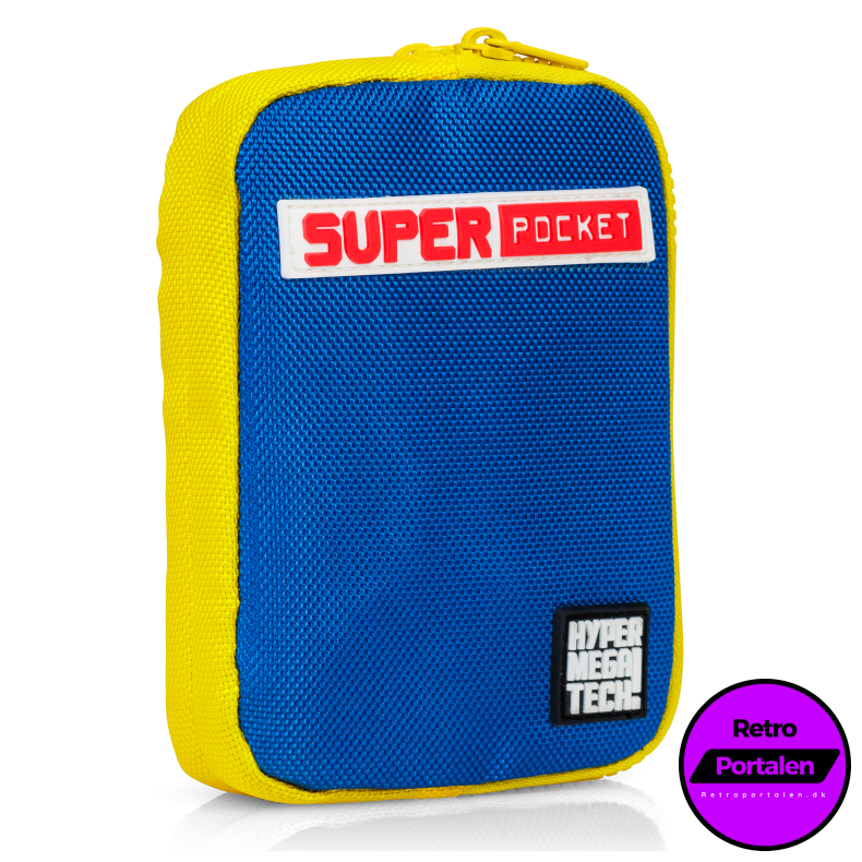 Blaze Evercade Super Pocket Fabric Case (NY) (Blue/Yellow) (Evercade)