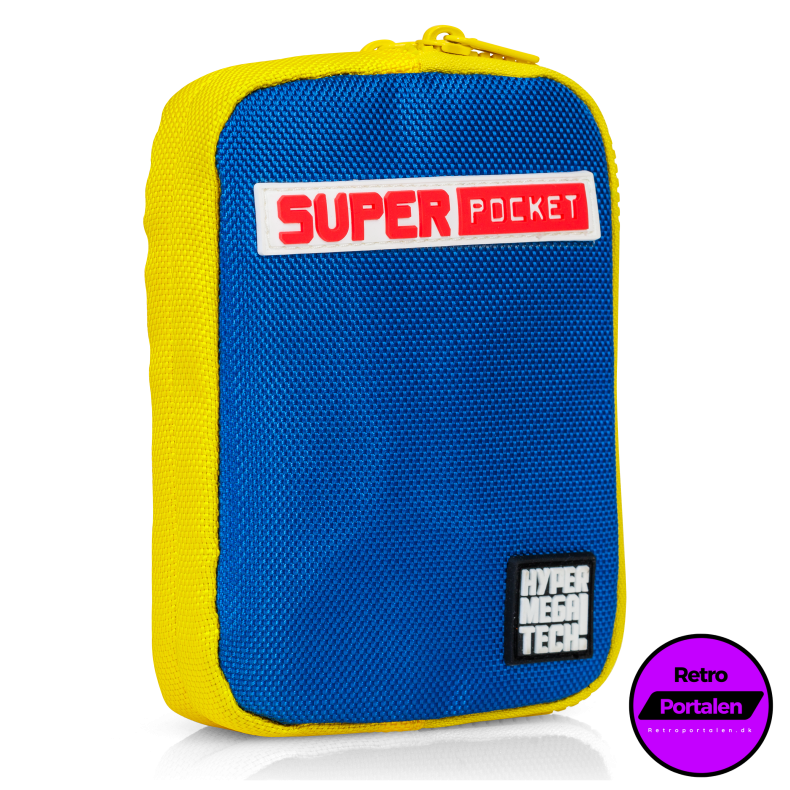 Blaze Evercade Super Pocket Fabric Case (NY) (Blue/Yellow) (Evercade)